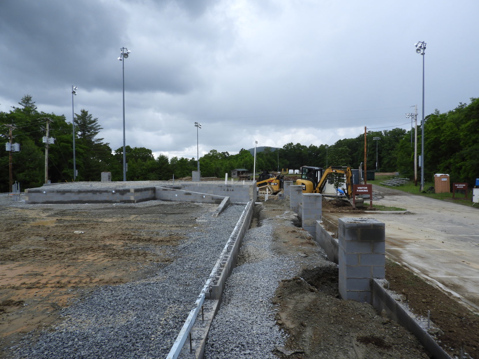 Community Building construction commences